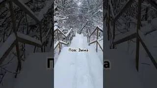 Настоящая зима 🥶 #тренды #shorts #жиза #зима