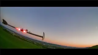 Chasing a flying wing (DJI FPV goggle footage)