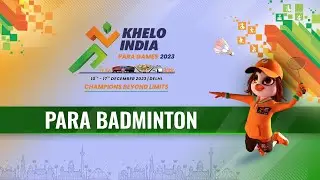LIVE Para Badminton 🏸 Khelo India Para Games 2023 | Doordarshan Sports