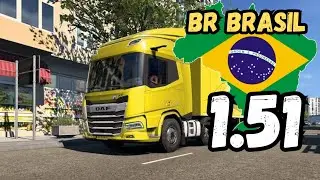 BR BRASIL ATUALIZADO | VERSÃO 1.51 #brbrasil #eurotrucksimulator2