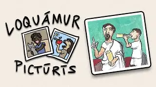Kids these days | Let's talk in Latin with pictures 📣 OLC captions #6