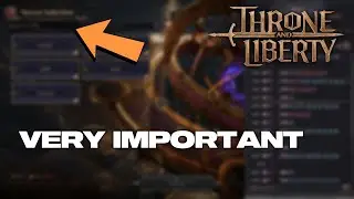 YOU HAVE TO KNOW THIS BEFORE STARTING THRONE & LIBERTY