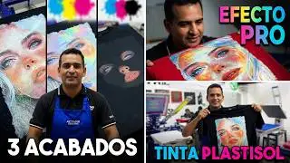 Cuatricromía con tintas plastisol PULSART 🔥