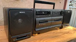 Sony CFS-710 boombox belt replacement (part 1)