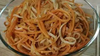 Морковь с дайконом по корейски