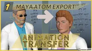 Animation Transfer in Maya [1] (Atom Export) - CGFamily