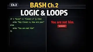 Variables, If/Else & Loops in Bash – Your Script Starts Making Decisions (Ch.2)