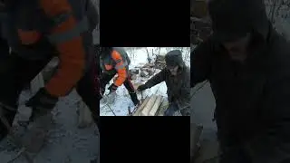 С ОТШЕЛЬНИКОМ КОЛЕЙ ЗАГОТАВЛИВАЕМ ДРОВА