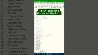 How to use the TEXTAFTER function in Excel ‼️ #shorts #computer #excel