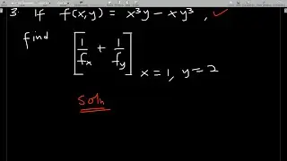 Examples on Partial differentiation