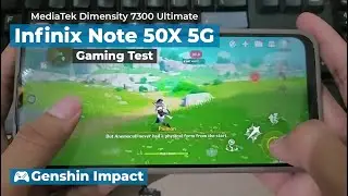 Genshin Impact on Infinix Note 50x Dimensity 7300 Ultimate | Game Testing
