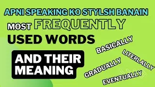 Most frequently used words | suffixes | understand suffixes