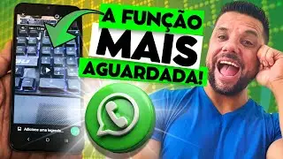 FINALMENTE o WHATSAPP LIBEROU Uma FUNÇÃO Muito Aguardada Na POSTAGEM DE VÍDEOS no STATUS do APP