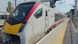 Greater Anglia 745007 departs Ipswich - 02/09/2022