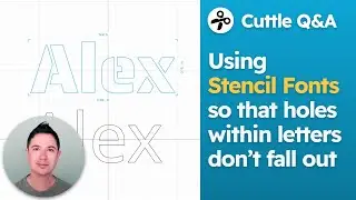 How to use Stencil Fonts so that the 