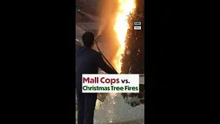 INSPIRATIONAL: Mall Cops Vs. Christmas Tree Fires 