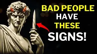 🔴BEAWARE! 😒 10 EVIDENT Signs that there is a EVIL person next to you | STOICISM