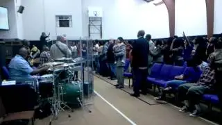 Praise Break at True Vision Church, I got a praise and I gotta let it out!!