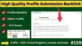 Create Very High Quality Profile Submission Backlink | How to Create Backlink to Your Site