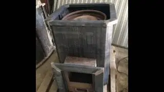 печь для бани из металлолома