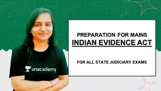 Indian Evidence Act- Special class For All State Judiciary Exams| Preparation For Judiciary Mains