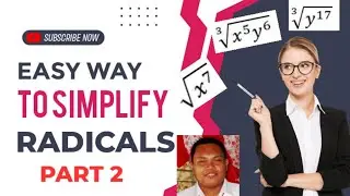 EASY WAY TO SIMPLIFY RADICALS PART 2