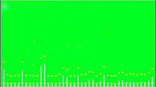 New Music equalizer | Green Screen | No copyright | (Updated)