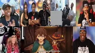 KONOSUBA EPISODE 2x2 REACTION MASHUP!!