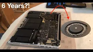 How to Clean MacBook Dust & Fan - 6 Years of Dust!