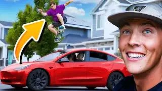 HE OLLIED OVER MY TESLA