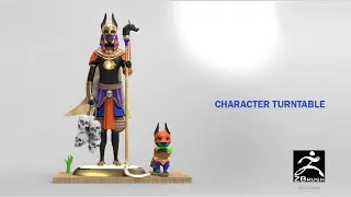 Anubis zbrush turntable