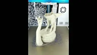 Huge #3DPrinted Dragon Horse by Louise Driggers with Organic supports from PrusaSlicer 2.6.0