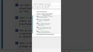 Python Interview Questions: PyJanitor, Lux, SQLMesh, ClearML & MLEM! 🚀 