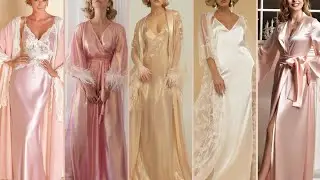 gorgeous stylish women outstanding night gown designing