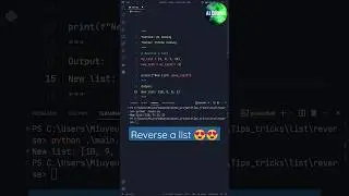 Reverse a list - Đảo ngược list💗 