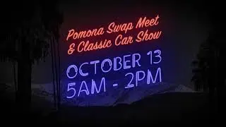 October 13, 2024 the Pomona Swap Meet & Classic Car Show returns!
