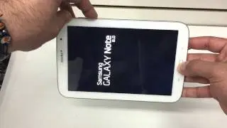 How to hard reset The Samsung Galaxy Note 8.0 Android 4.4 Remove Password AT&T