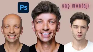 Photoshopta saç ekleme ve saç montajı