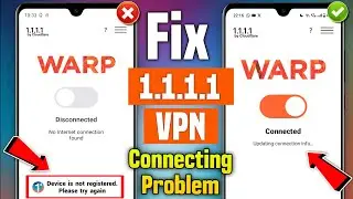 How To Fix 1111 Vpn Not Connecting | 1111 Vpn Device Not Registered Problem 2024