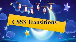 CSS3 Transitions|Making Rocket Animation Effect using Cubic-bezier