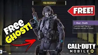 Get A Free Ghost Skin just in Few Steps | Call of duty mobile