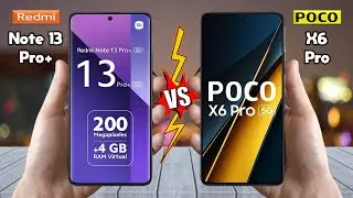 Redmi Note 13 Pro Plus Vs Poco X6 Pro - Full Comparison 🔥 Techvs