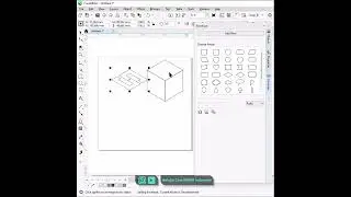 CONVERT PERSPECTIVE LOGO in COREL DRAW