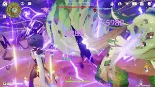 Genshin Impact Raiden C0 F2P vs Jadeplume Terroshroom