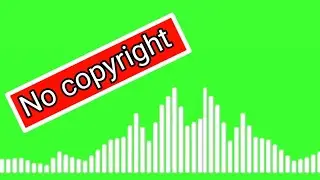 Green screen animated audio spectrum.No copyright.