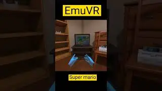 Jogando Super Mario no Meta Quest 2 no EmuVR