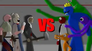 Keplerians Vs Rainbow Friends [Stick Nodes Animation]