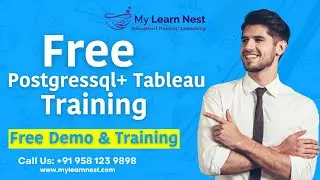 Free PostgreSQL Tableau Training | PostgreSQL Tableau Online Free Training