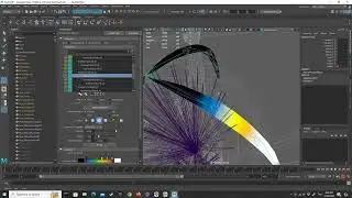 Hair meshes skin weight painting. (Maya lt. 2020)