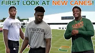 First Look at New Hurricanes at Miami Prospect Camp 👀 Jaden Davis, Ajay Allen & Freshmen